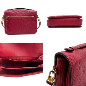 Louis Vuitton Metis Monogram Empreinte leather Red